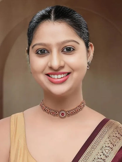 FluteVrinda Fashion Necklace Jewellery Set for Women Traditional Latest Stylish Design Fancy(B0FRM2BVB1 )